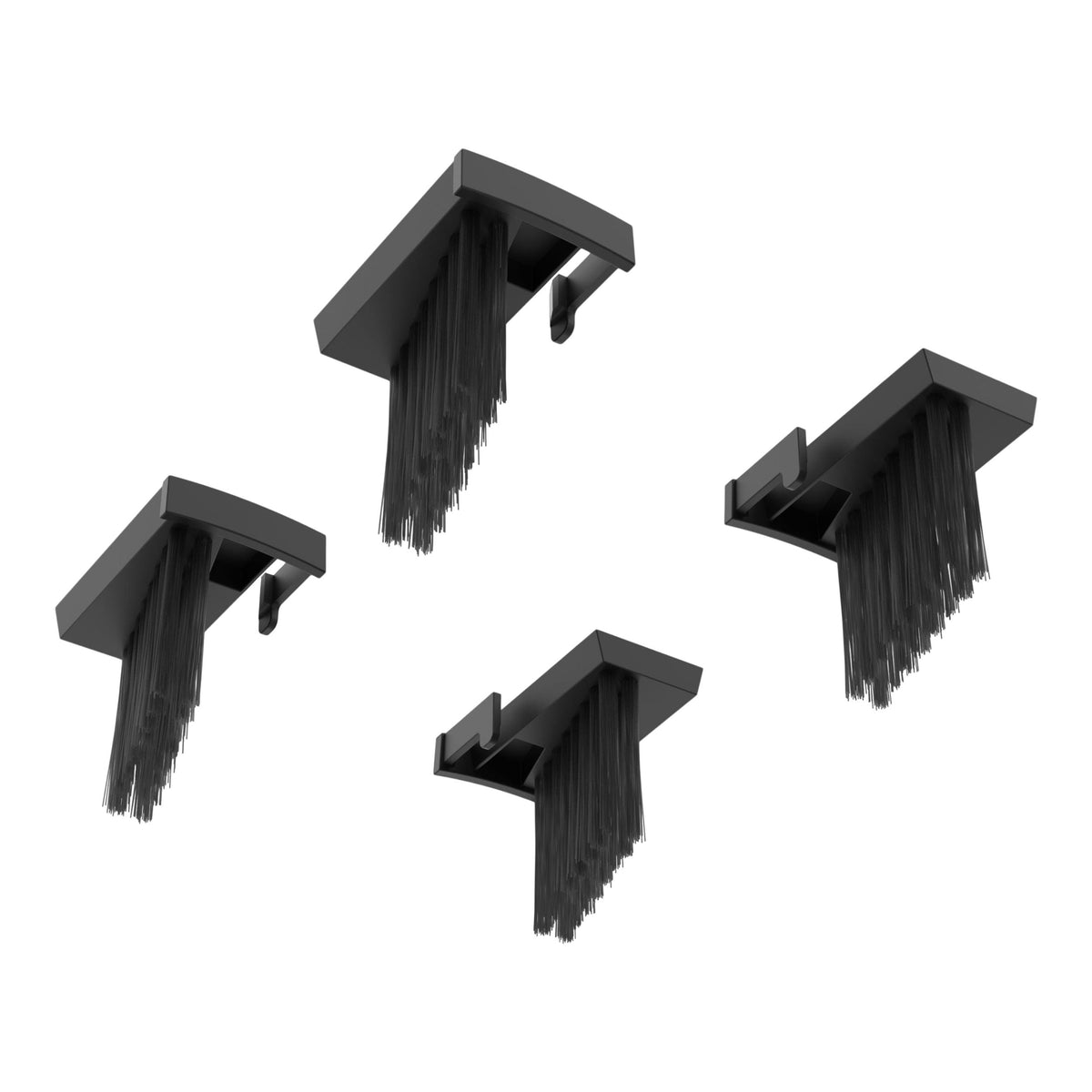 Worx Wheel Brush for Vision Cloud 2.0 4WD Models, 4pcs, Black