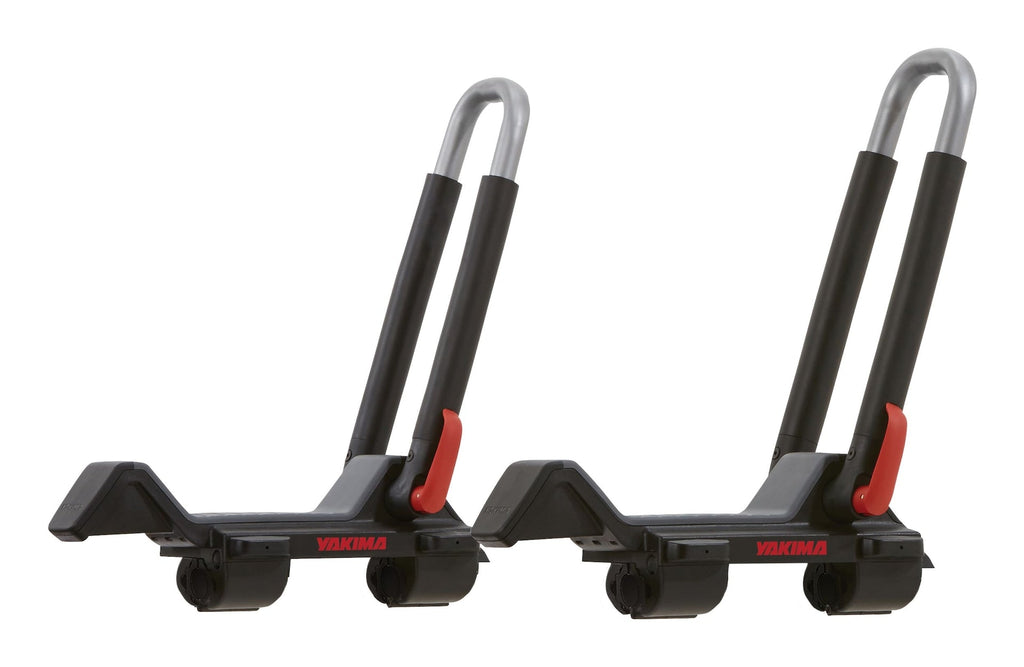 Yakima JayLow J-Cradle Roof Top Mount Kayak Rack with Tie-Downs, 2-pc