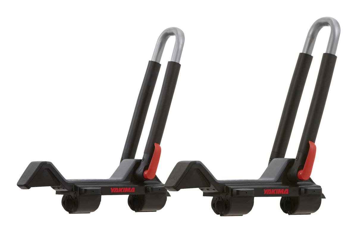Yakima JayLow J-Cradle Roof Top Mount Kayak Rack with Tie-Downs, 2-pc