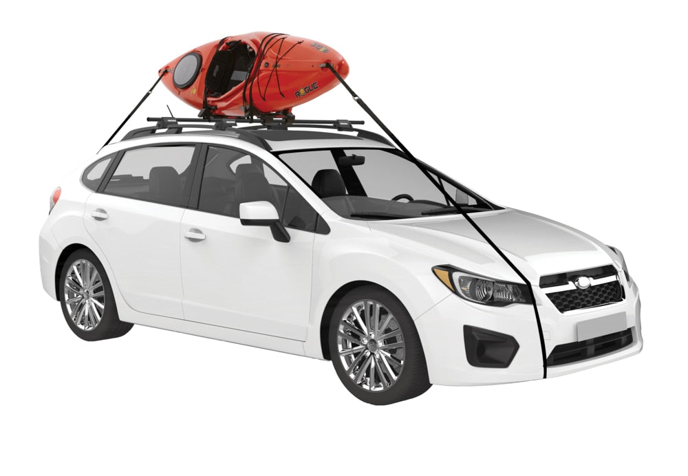Yakima JayLow J-Cradle Roof Top Mount Kayak Rack with Tie-Downs, 2-pc