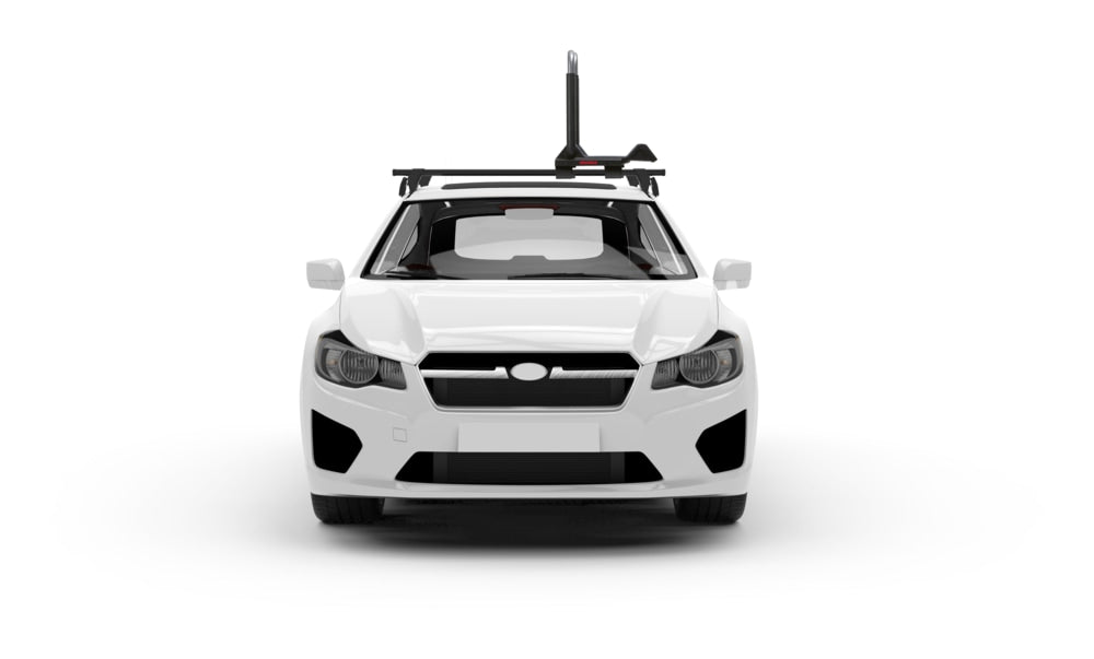 Yakima JayLow J-Cradle Roof Top Mount Kayak Rack with Tie-Downs, 2-pc