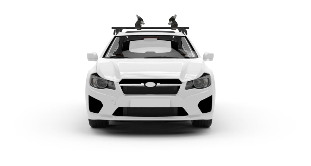 Yakima SweetRoll Roof Top Mount Kayak Rack with Straps & Tie-Downs, 2-pc