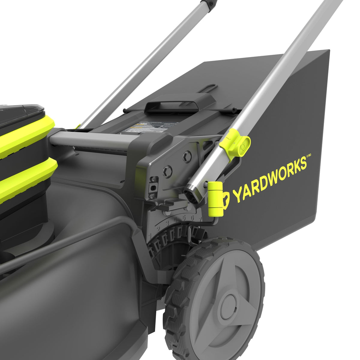 Yardworks 48V 3-in-1 Brushless Push Lawn Mower, 21-in with 6Ah Battery & Charger