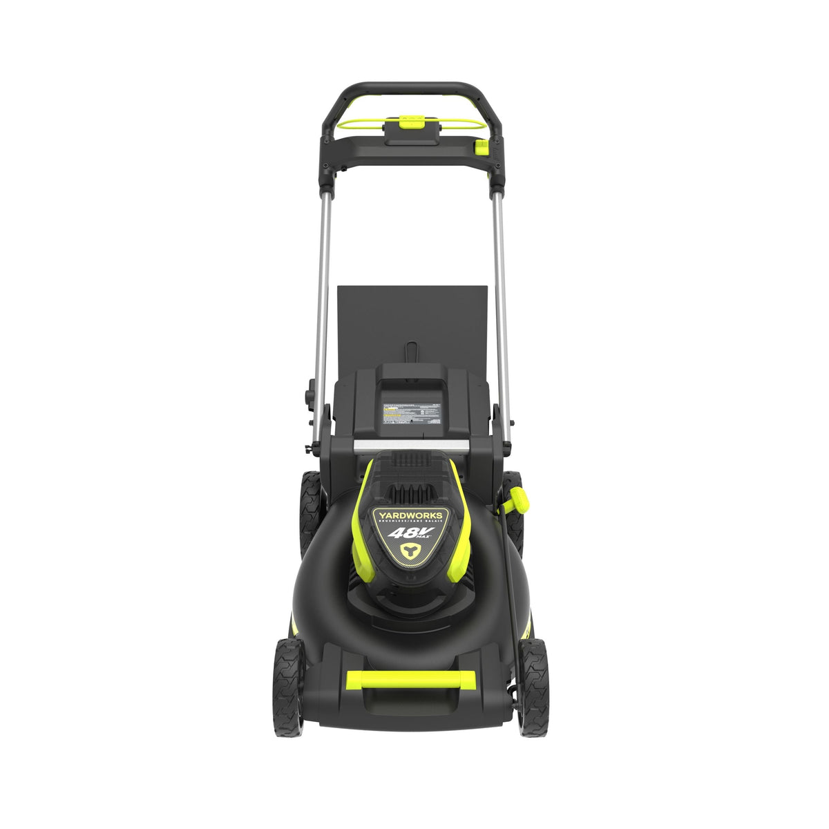 Yardworks 48V 3-in-1 Cordless Brushless Self-Propelled Mower, 21-in with 6Ah Battery & 2Ah Charger