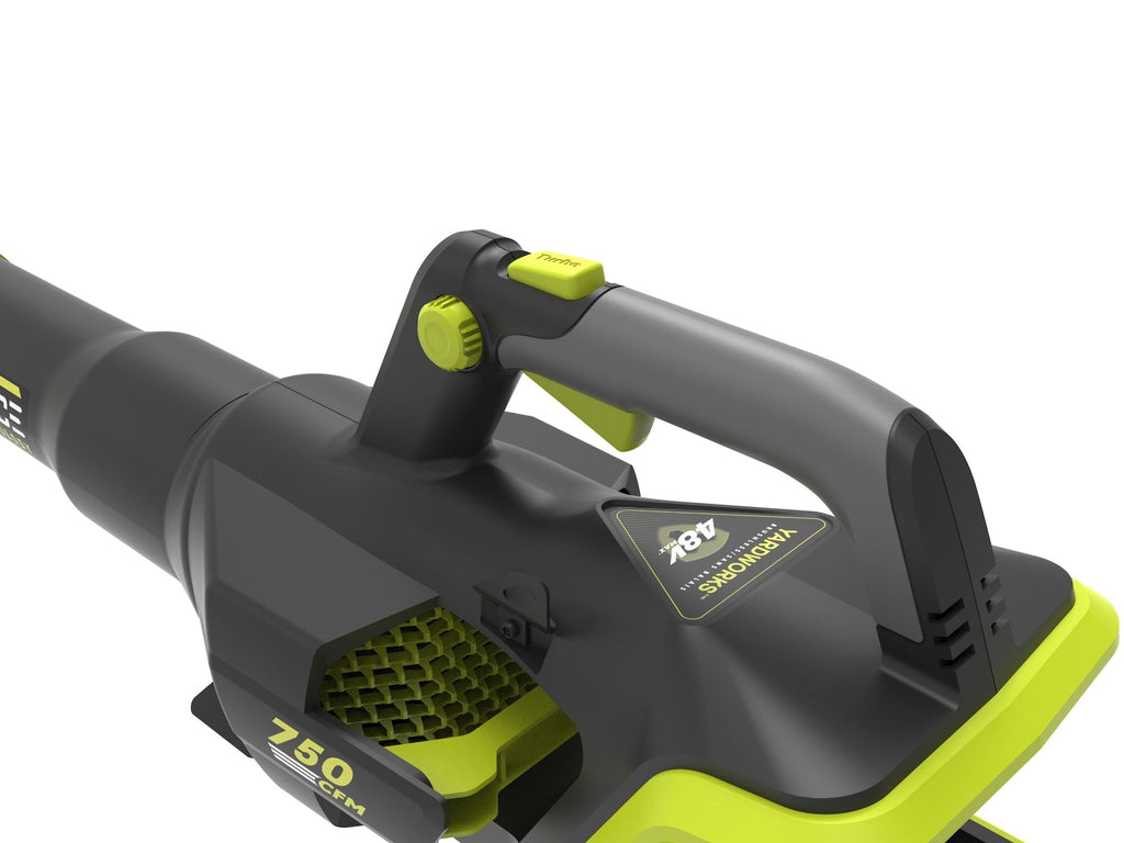Yardworks 48V Lithium Ion Max 750 CFM Brushless AeroForce 2.0 Leaf Blower (Tool Only)