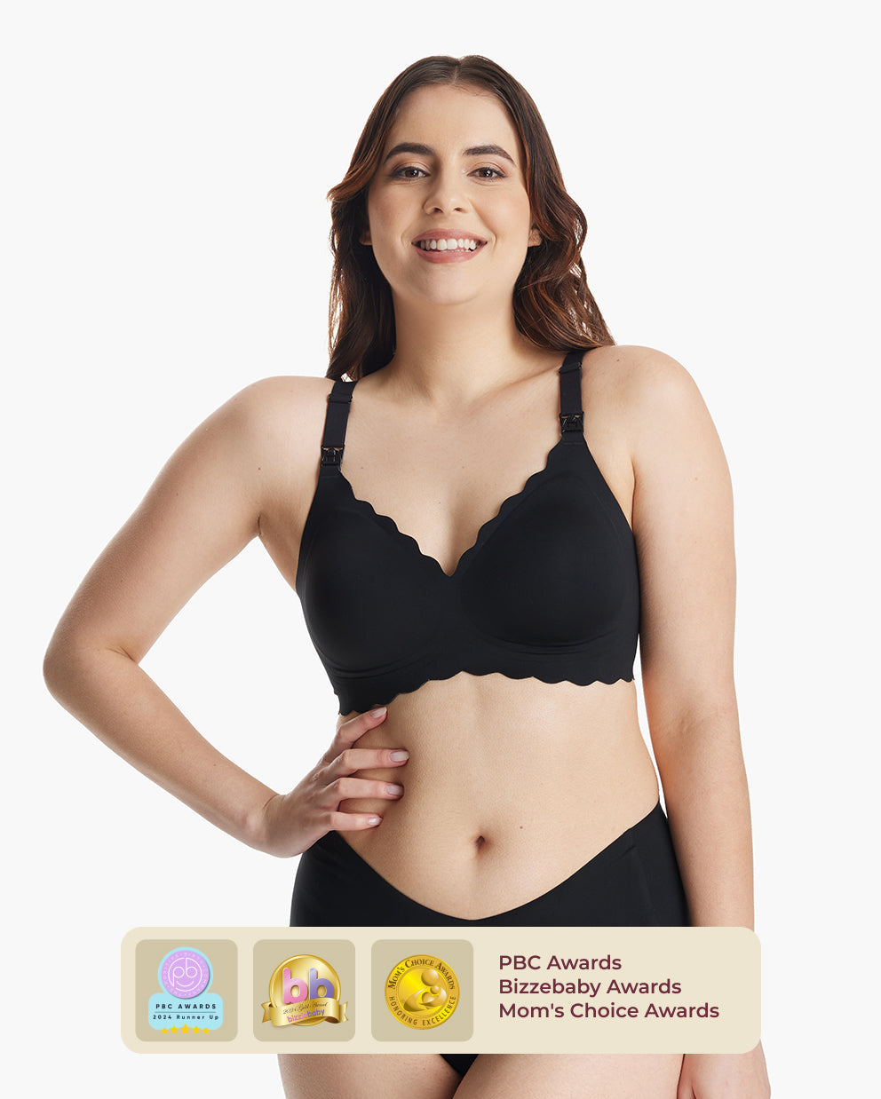Jelly Strip - Seamless Floral Push up Nursing Bra (2 Pack)